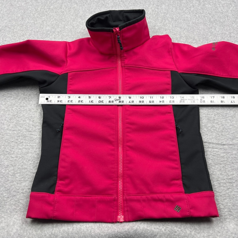 Columbia Bugaboo Titanium Interchange Pink Jacket Girls Youth 7/8 Full Zip Coat‎ - Picture 9 of 16